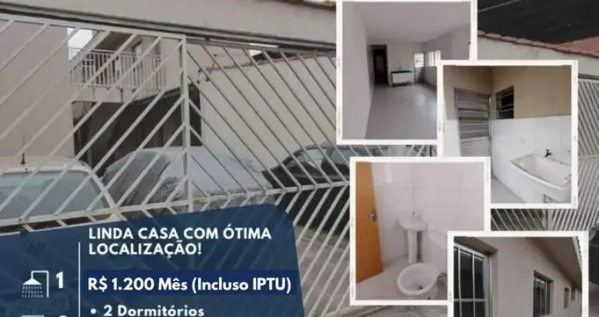 Casa com 2 quartos para alugar na Rua Benedito Leite de Siqueira, Vila Santana, Suzano