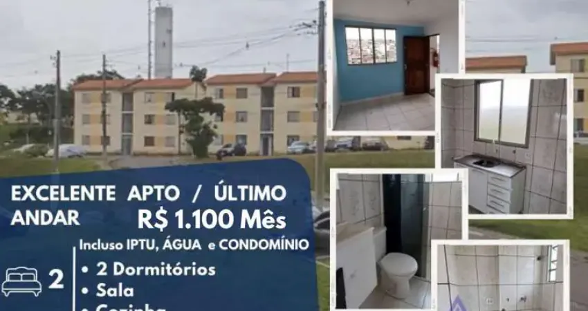 Apartamento para locação em suzano, jardim europa, 2 dormitórios, 1 banheiro, 1 vaga