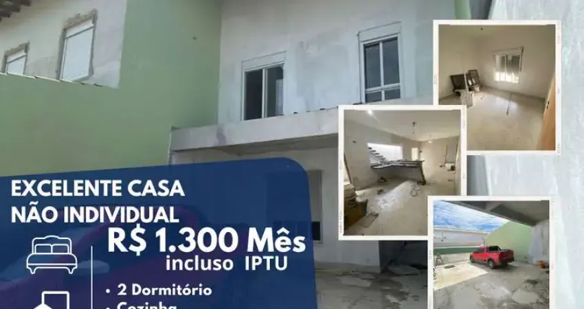 Casa para locação em suzano, vila helena, 2 dormitórios, 1 banheiro, 1 vaga