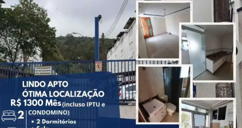 Apartamento para locação em mogi das cruzes, jardim marica, 2 dormitórios, 1 banheiro, 1 vaga