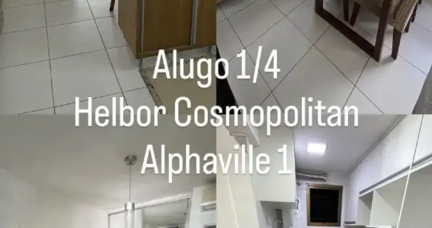 Alugo excelente apartamento de um quarto, mobiliado no alphaville  1