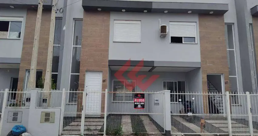 Sobrado com 2 dormitórios para alugar, 70 m² por r$ 2.100,00/mês - santa fé - gravataí/rs