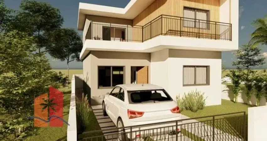 Casa Nova em Fase Final de Construção de 112,97 m² em Areias de Palhocinha - Garopaba /SC