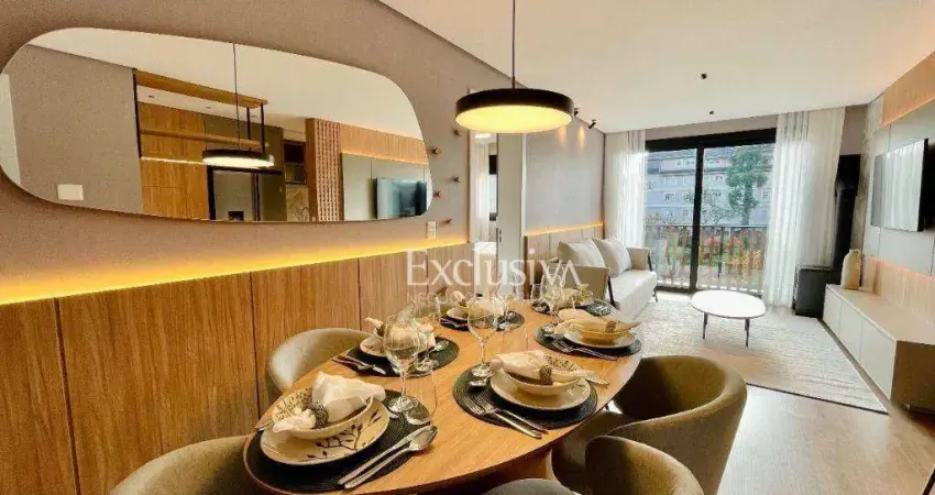 Apartamento com 1 suíte à venda, 54 m² - residencial monte lussari, bavária - gramado/rs