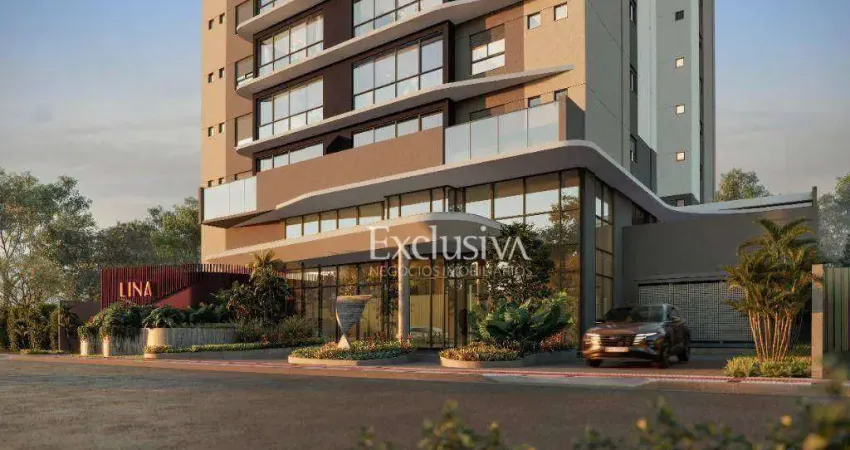 Breve lançamento, apartamento com 3 suítes à venda - edifício lina, nova prochet - londrina/pr