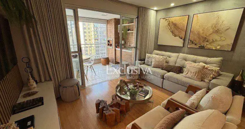 Apartamento com 3 dormitórios à venda, 103 m² - edifício anita malfati, gleba palhano - londrina/pr