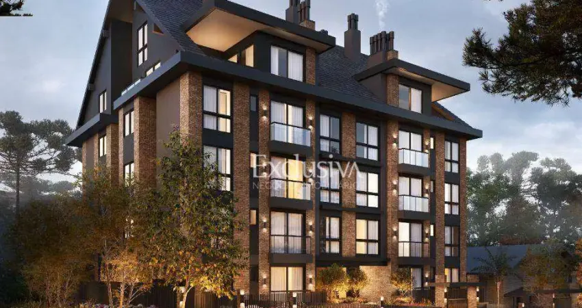 Breve lançamento, apartamento com 4 suítes à venda - edifício volo vila suíça, centro - gramado/rs