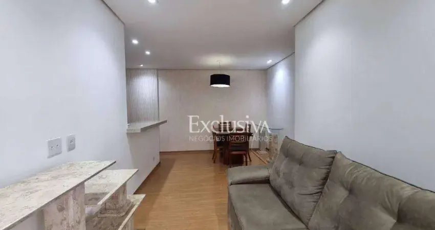 Apartamento com 3 dormitórios para alugar, 81 m² - edifício evolution home, gleba fazenda palhano - londrina/pr