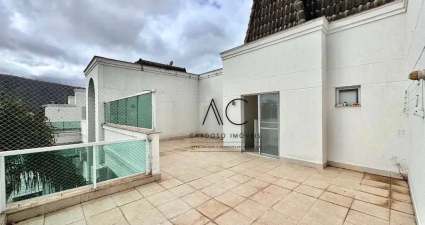 Única cobertura 2qts c/suite - barra village house life (recreio dos bandeirantes)