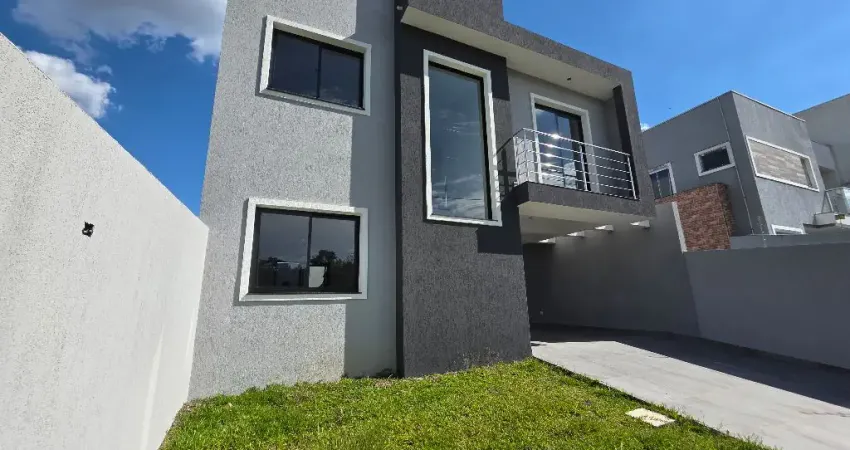 Sobrado novo - Santa felicidade 3 dorm c/ suíte