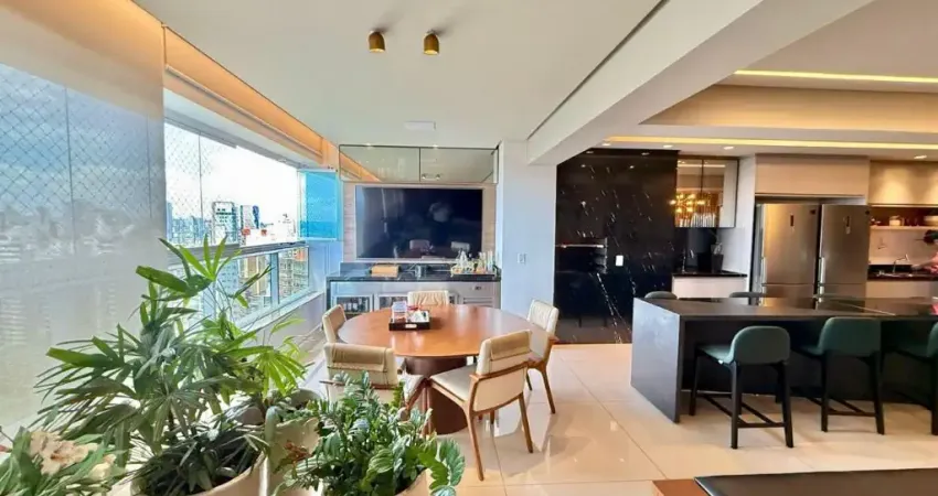 Apartamento 4 suítes à venda mobiliado com vista definitiva para o Lago das Rosas no Setor Oeste