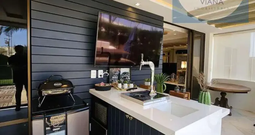 Apartamento à venda no parque das fontes, aquiraz, 125m², 3 suítes