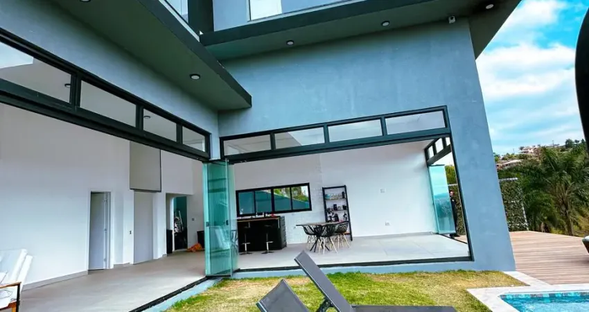 Chácara com vista para a represa em condomínio fechado em igaratá - sp