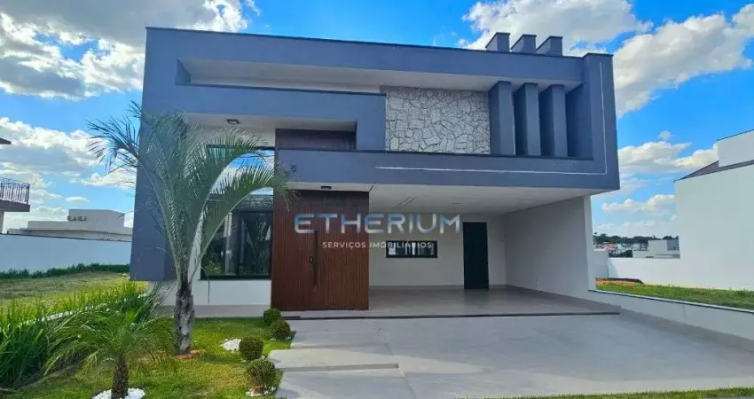 Casa alto padrao a venda com 3 quartos sendo 3 suites e jacuzzi no gran reserve, indaiatuba