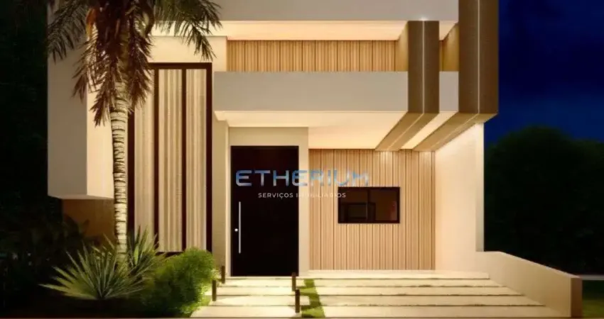 Casa terrea com 3 suites e piscina a venda no park gran reserve em indaiatuba