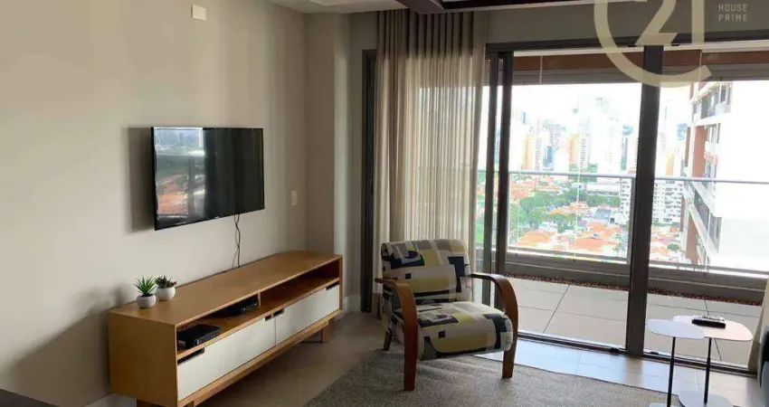 Apartamento com 1 dormitório à venda, 64 m² por r$ 1.190.000,00 - brooklin paulista - são paulo/sp