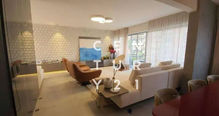 Apartamento alto padrão reformado com 3 dormitórios à venda, 185 m² por r$ 4.000.000 - alto de pinheiros - são paulo/sp