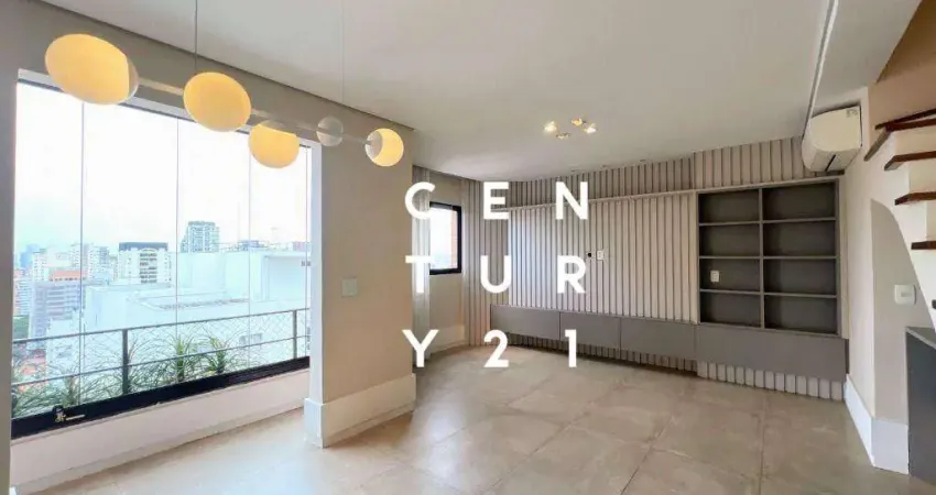 Apartamento com 2 dormitórios à venda, 100 m² por r$ 1.498.000,00 - pinheiros - são paulo/sp