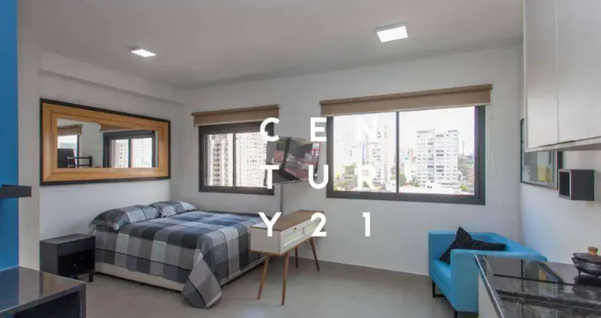 Apartamento com 1 dormitório à venda, 25 m² por r$ 350.000,00 - vila pompeia - pompéia/sp