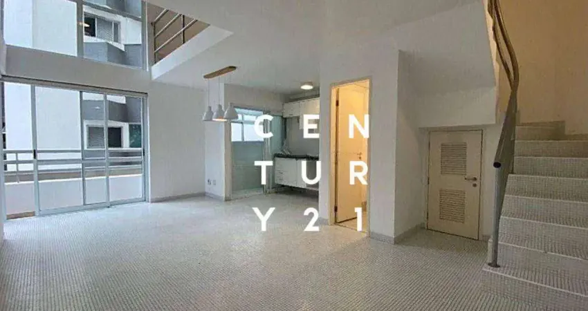 Apartamento duplex com 1 dormitório, 72 m² - venda por r$ 1.200.000,00 ou aluguel por r$ 5.875,66/mês - vila madalena - são paulo/sp