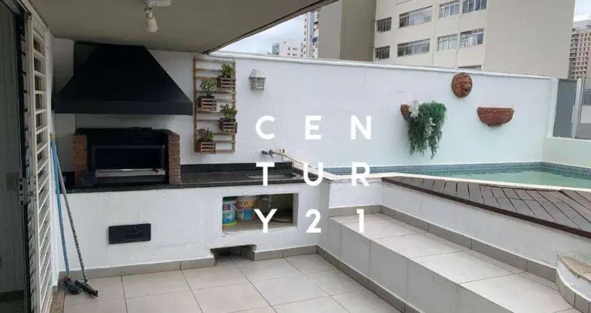 Cobertura com 3 dormitórios para alugar, 195 m² por r$ 9.911,01/mês - pinheiros - são paulo/sp