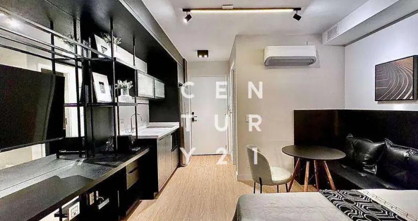 Apartamento com 1 dormitório à venda, 24 m² por r$ 490.000,00 - pinheiros - são paulo/sp