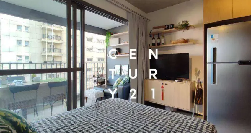 Apartamento com 1 dormitório, 23 m² - venda por r$ 800.000,00 ou aluguel por r$ 4.440,00 - cerqueira césar - são paulo/sp