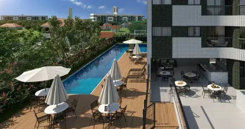 AKF- Apartamento 47m² , Bem localizado na Caxangá, 2 quartos, suíte , lazer completo.