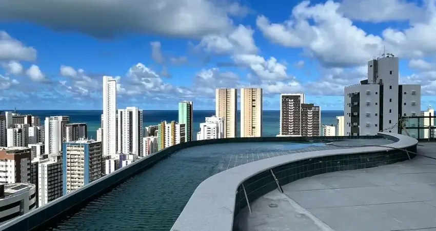 EST- Apartamento 1 quartos e 2 quartos 1 suíte 28m² I Em Boa viagem I Edf Praia de Gameleira