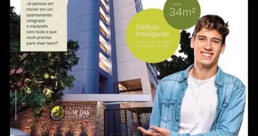 EM-Luar das Oliveiras Apartamento em CASA AMARELA com, 1 quarto, 1 suíte, 34 metros, lazer completo.