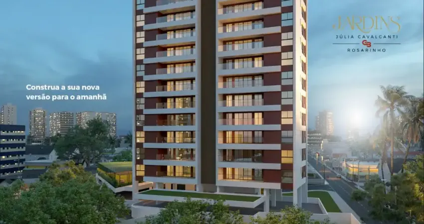 JARDINS JULIA CAVALCANTI | Apartamento 163 m² com 4 quartos no Rosarinho | Lazer completo | Excelente localização