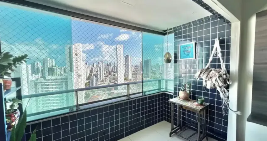 Edésio pessoa na real da torre | andar alto | 02 vagas de garagem | lazer completo