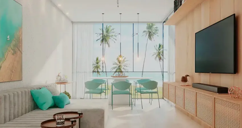 Naturê eco residência  2 quartos com cobertura privativa, piscina e vista em muro alto