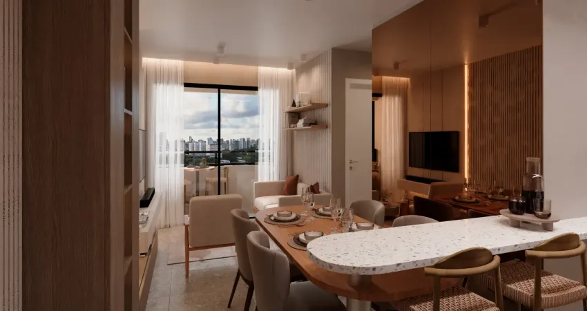 Pg - like boa vista | apartamento de 2 quartos, suíte e varanda na boa vista | lançamento