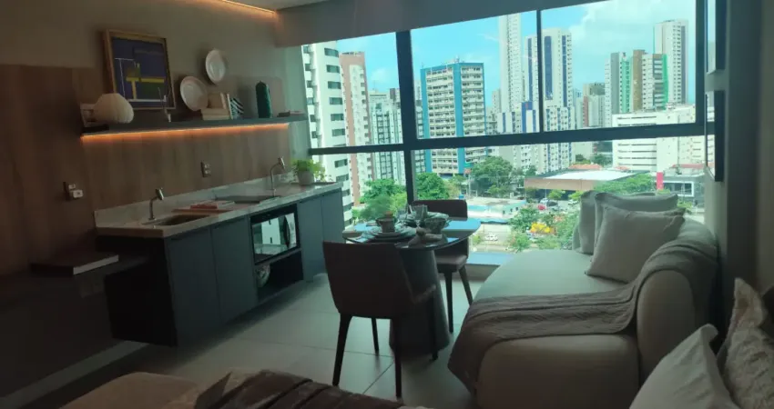 Apartamento boa viagem! studios modernos de 29 m² com itbi grátis -ideal para airbnb e alta rentabil
