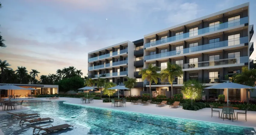 Costa dos coqueiros 2 quartos com 45m² e varanda na praia dos carneiros-ideal para morar ou investir