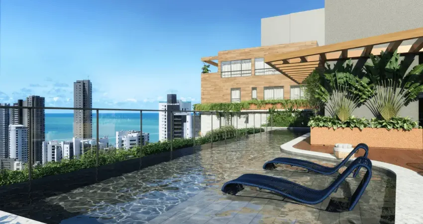 Edifício jardins angela vieira  alto padrão com 3 suítes e lazer incomparável em boa viagem