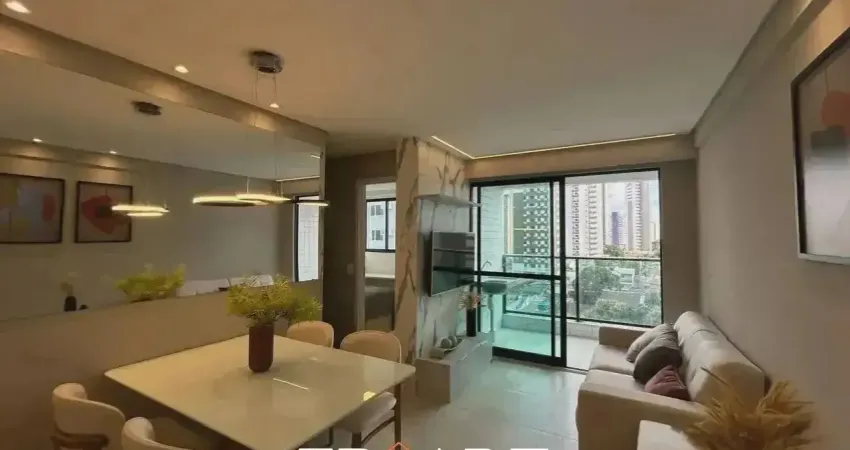 Hrs - carmen maria, 2 quartos, 1 suíte, ótima localização na torre, varanda gourmet