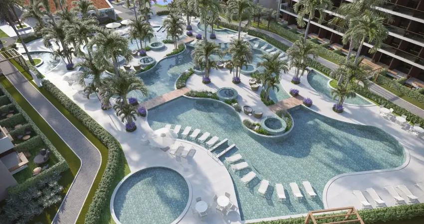 Beach class solare - seu home resort na praia de muro alto | 32m² com garden privativo | mobiliado