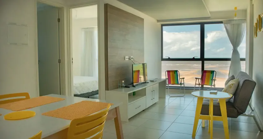 Apartamento 1 qt em barra de jangada beira mar estação atlântico sul