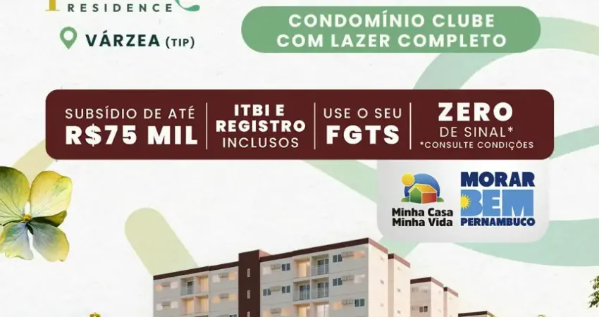 Apartamento de 2 quartos na varzea | 20 mil de desconto na entrada