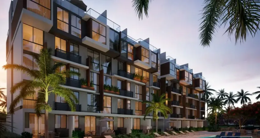 Viva ou invista 2 quartos na praia dos carneiros com piscina, concierge e jardim privativo