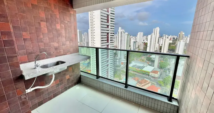 RNT - Palácio Madalena - Andar Alto | Nascente | 2 Quartos Amplo com Varanda Gourmet