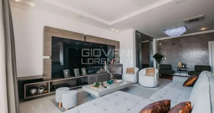 Mega cobertura 429,86m² , 4 suítes, 5 banheiros, 4 salas, 8 vagas garagem