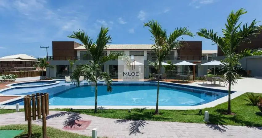 Solaris Village Imbassaí -1 Quarto, 63M², Piscina e próximo à praia | Apartamento à venda - Imbassaí - Litoral Norte- Bahia
