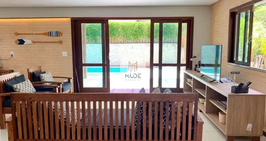 Casa duplex de alto padrão na reserva sapiranga - 4 quartos - condomínio exclusivo - pronta para morar - varandas do castelo - 3km da praia do forte