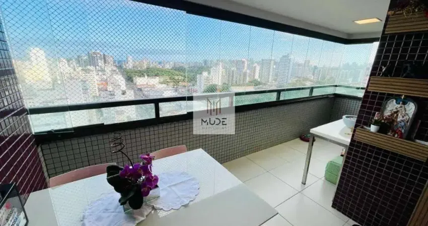 Edifício solaris - apartamento 2/4 com 1 suíte à venda, 72m² e 3 vagas - a venda caminho das árvores, salvador
