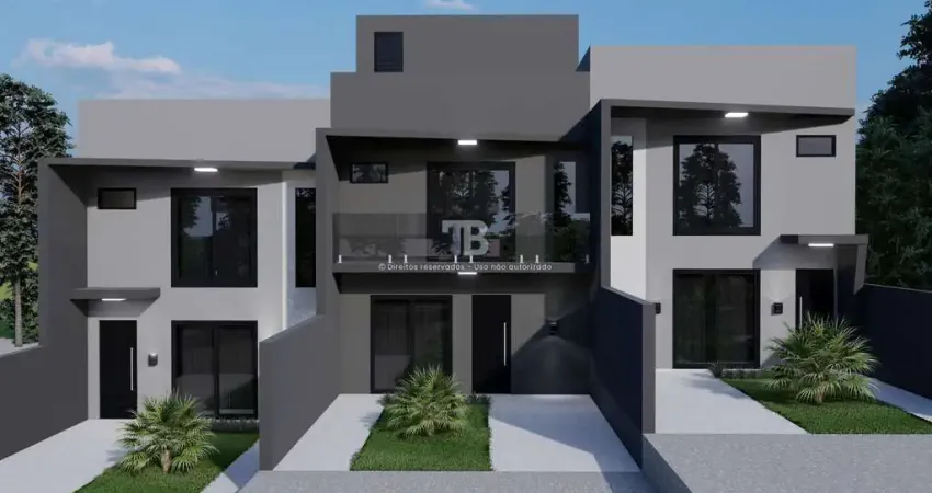 Belíssimo sobrado no loteamento d'angelo 3 dormitórios com suíte