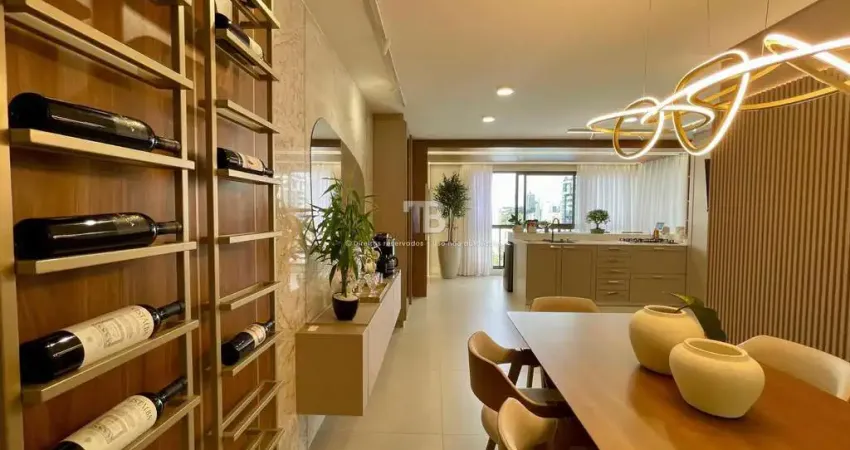 Apartamento mobiliado com 3 quartos e lazer completo no Centro de Chapecó