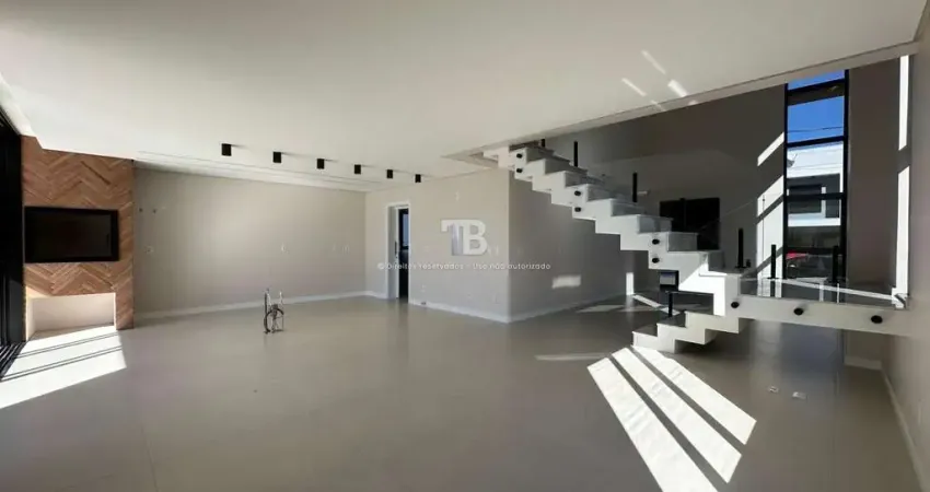 Casa de condomínio nova, 3 suítes, piscina e 4 vagas no santos dumont, chapecó